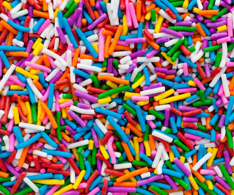 Cake Sprinkles Background